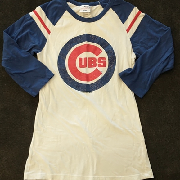 Campus Lifestyle Tops - Chicago Cubs Elbow Length Tee